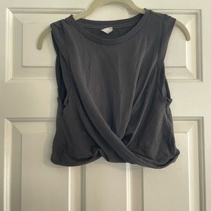 FP Movement Black Cross Crop Tank